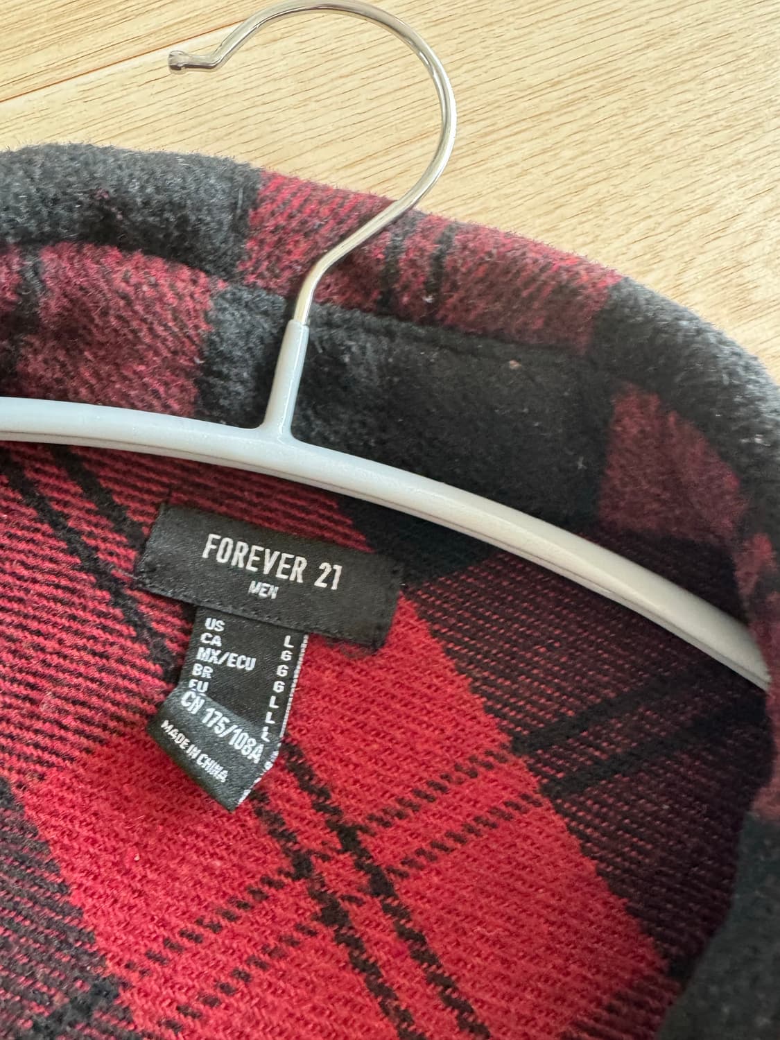 포에버21 플란넬 셔츠 L 상품이미지3