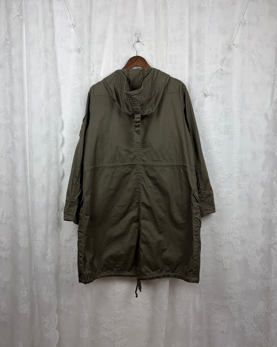As Know As Khaki Hooded Field Jacket 상품이미지3