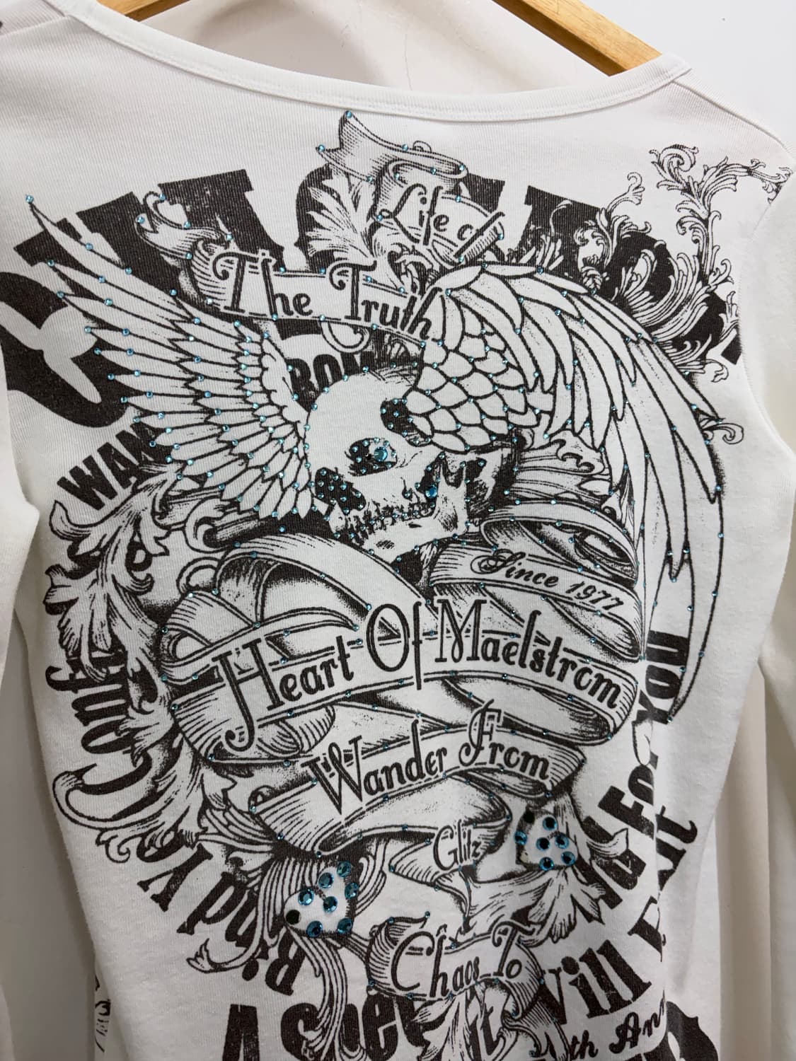 glitz y2k 비즈 긴팔 티셔츠 상품이미지8