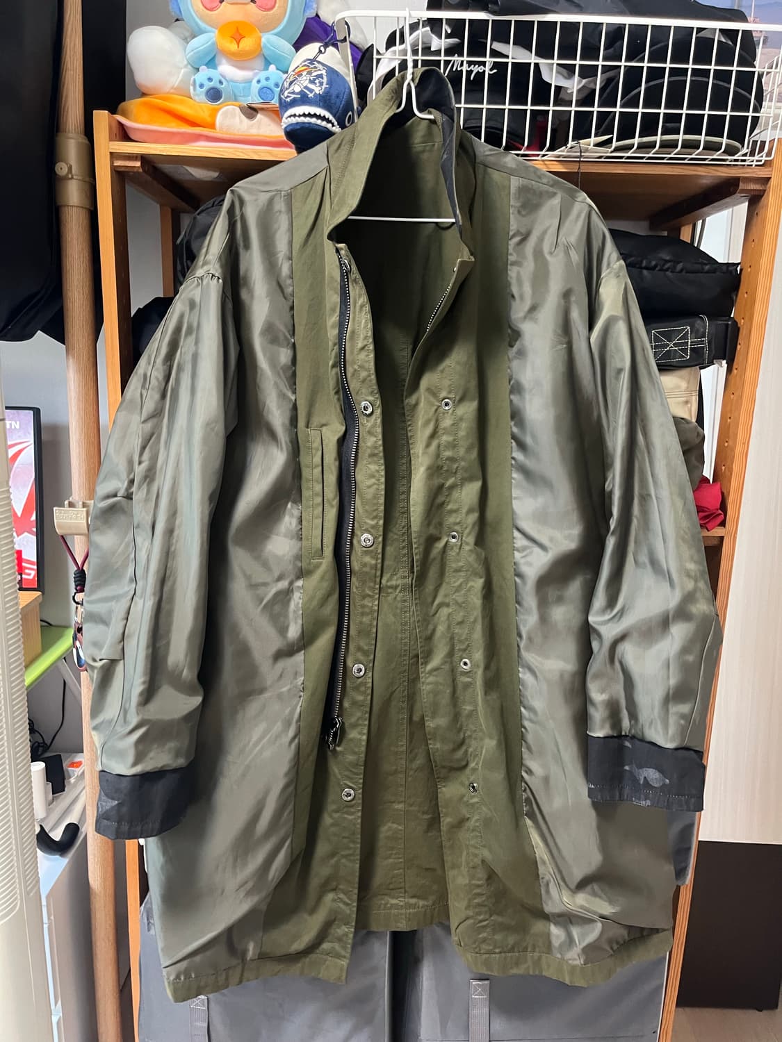 카이아크만 야상 코트 카키 L 상품이미지3