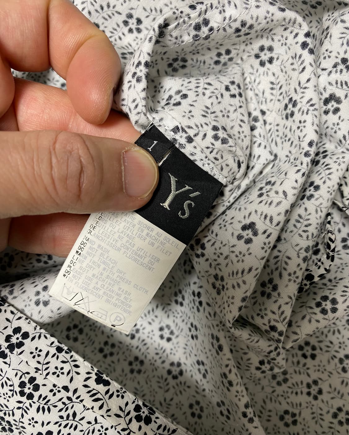 요지야마모토 Y's 리본 셔츠 1 상품이미지4