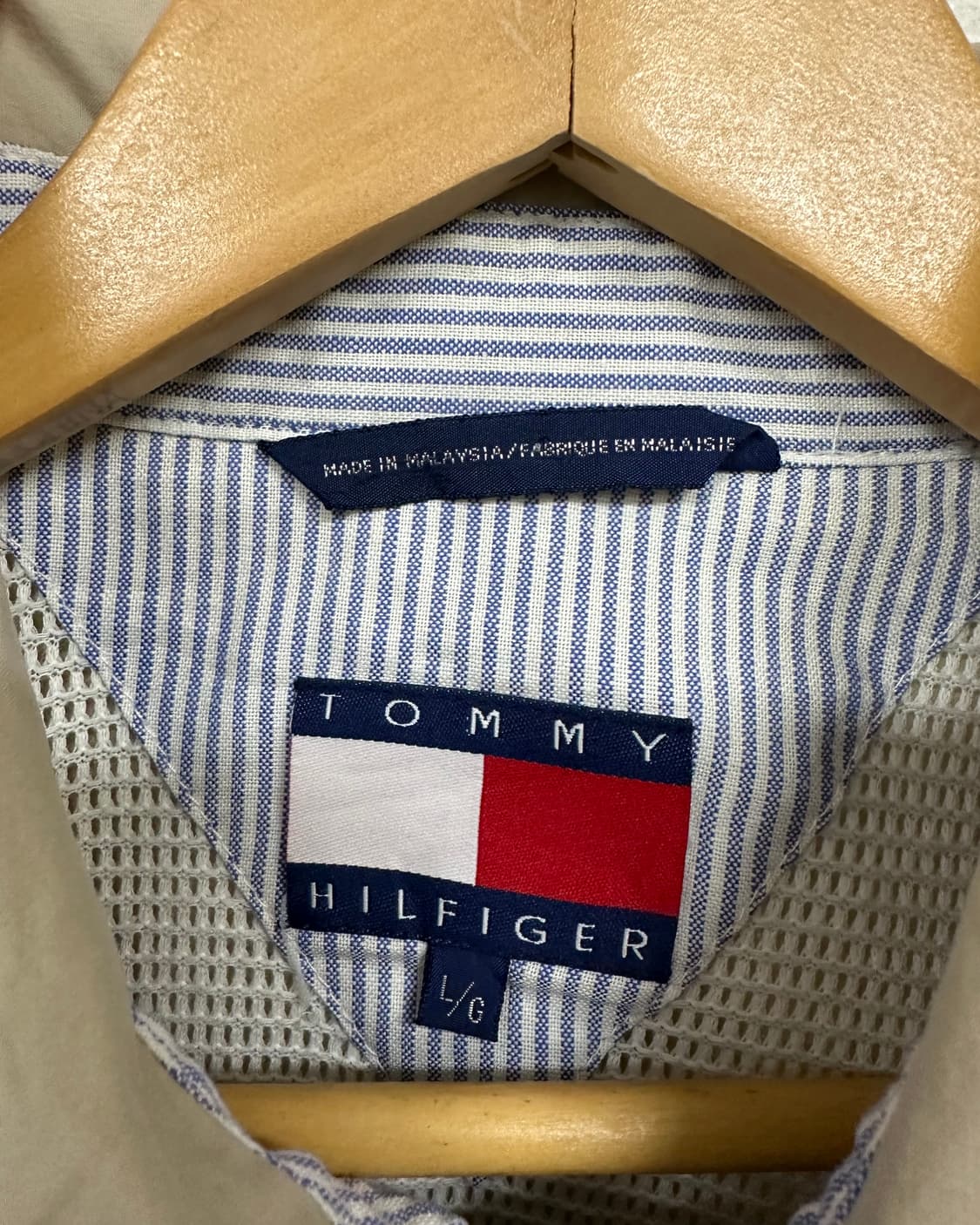 (L)90'S 타미 월계수 블루종-M2050 상품이미지3