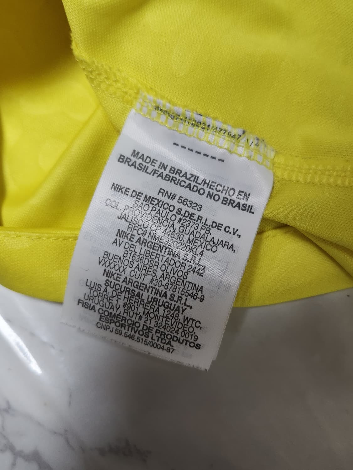 22-24 나이키 브라질 국대 트레이닝 유니폼 축구 반팔 상품이미지7