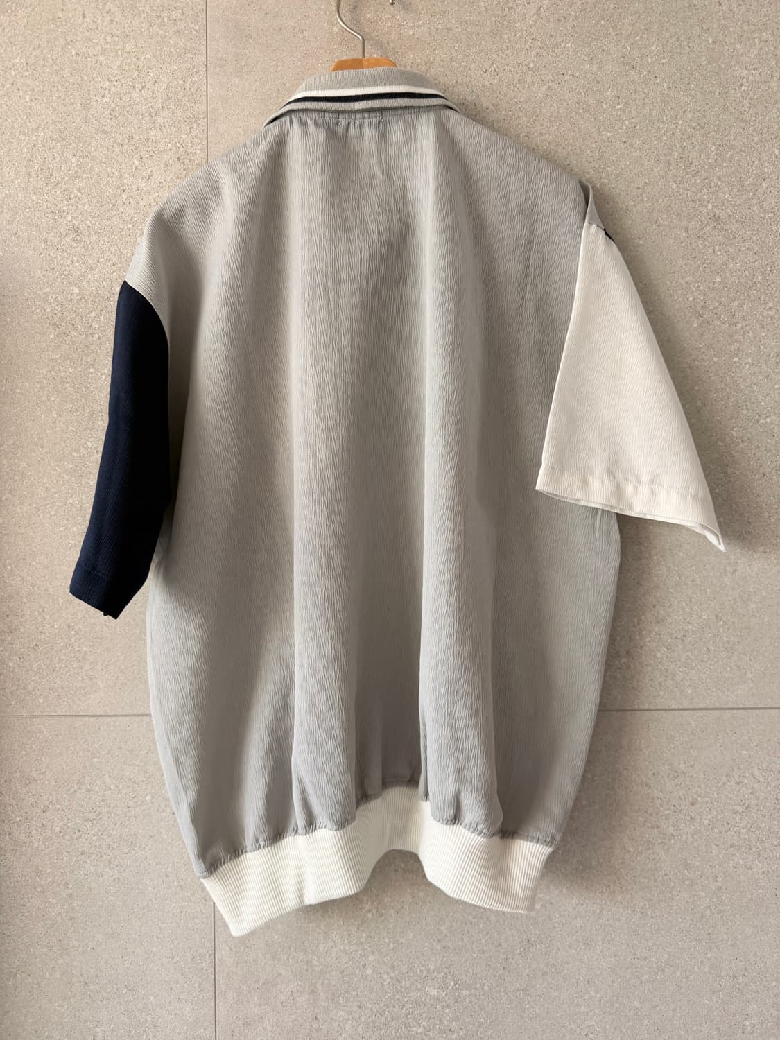 KOSUGI 컬러 블록 반팔 카라티 상품이미지4