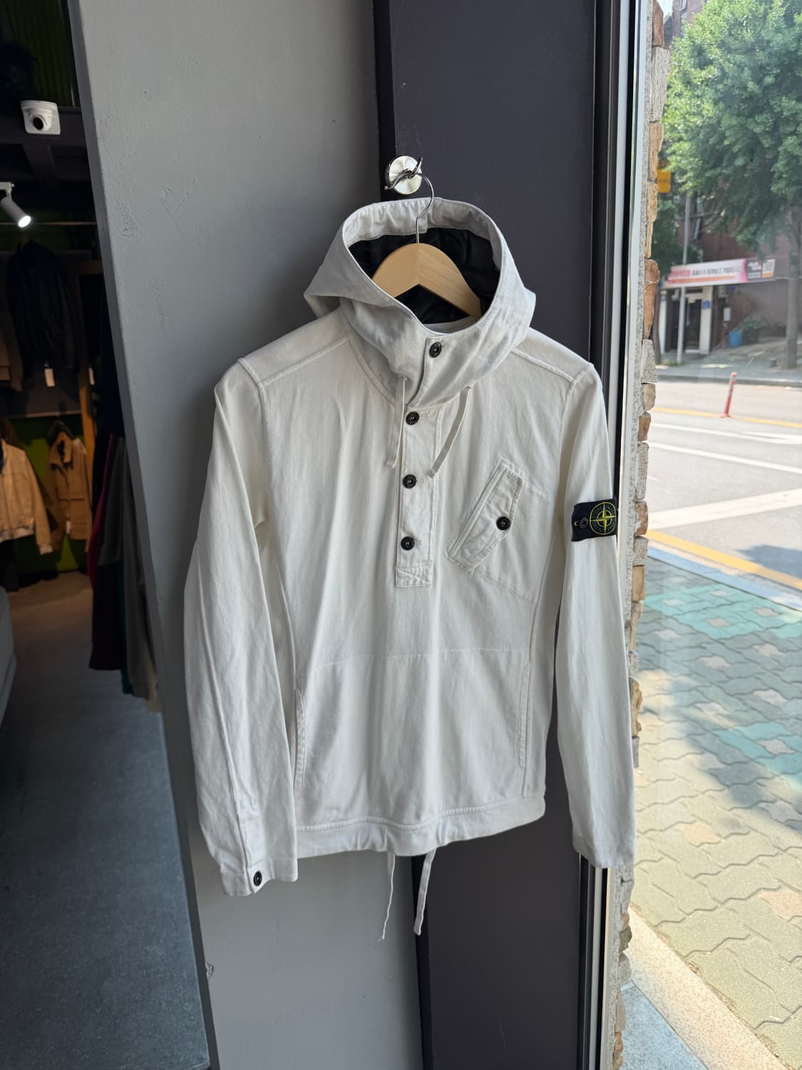 S/ 스톤아일랜드 1999FW 밀리터리 3버튼 후드티 상품이미지2