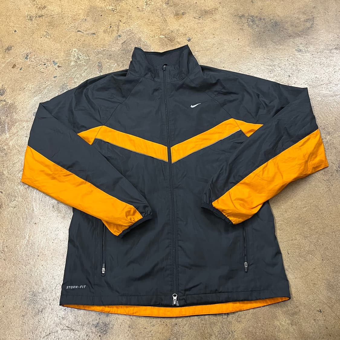 [정품/M] 나이키 블랙 오렌지 바람막이 자켓 b10 상품이미지2