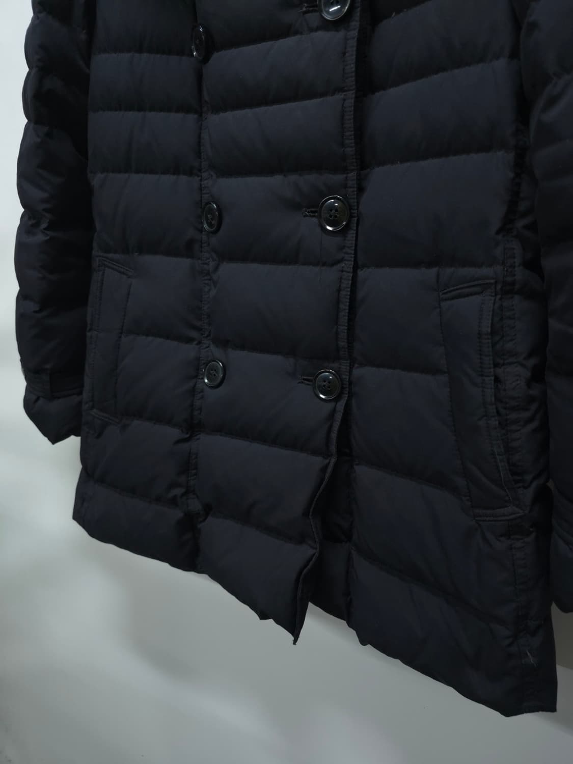 더엣지 여성 폭스퍼 프리미엄 구스다운 패딩코트 상품이미지5