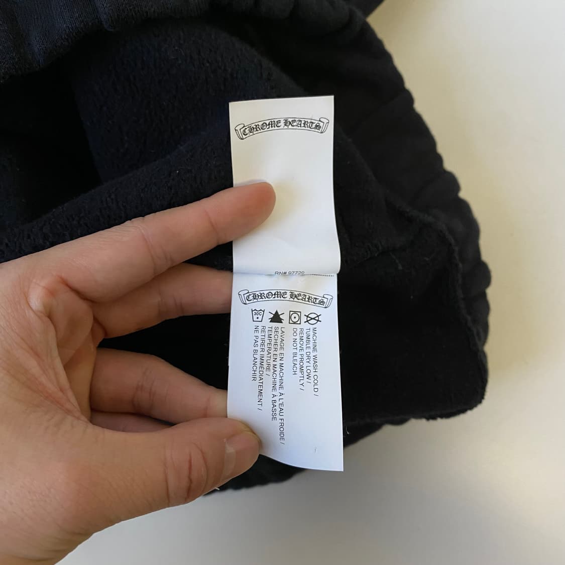 [L] 크롬하츠 슬로라이드 헤비 스웻팬츠 블랙 상품이미지8