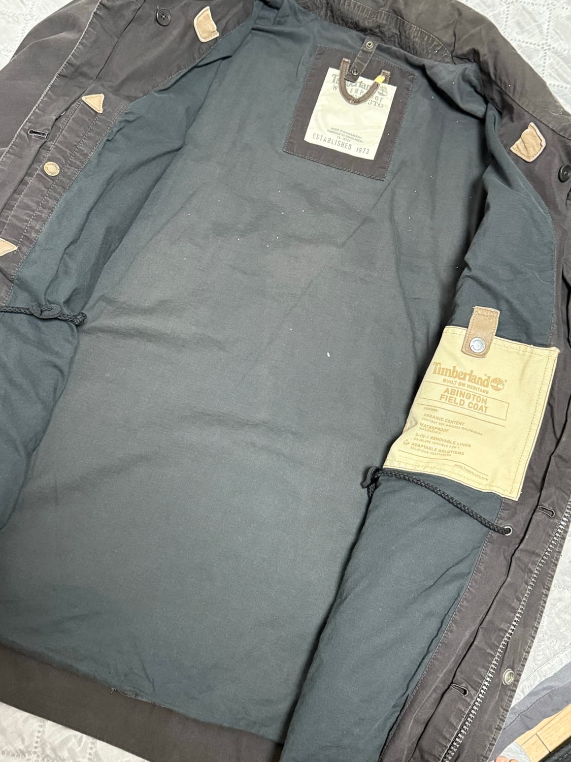 팀버랜드 다크브라운 사파리 자켓 상품이미지5