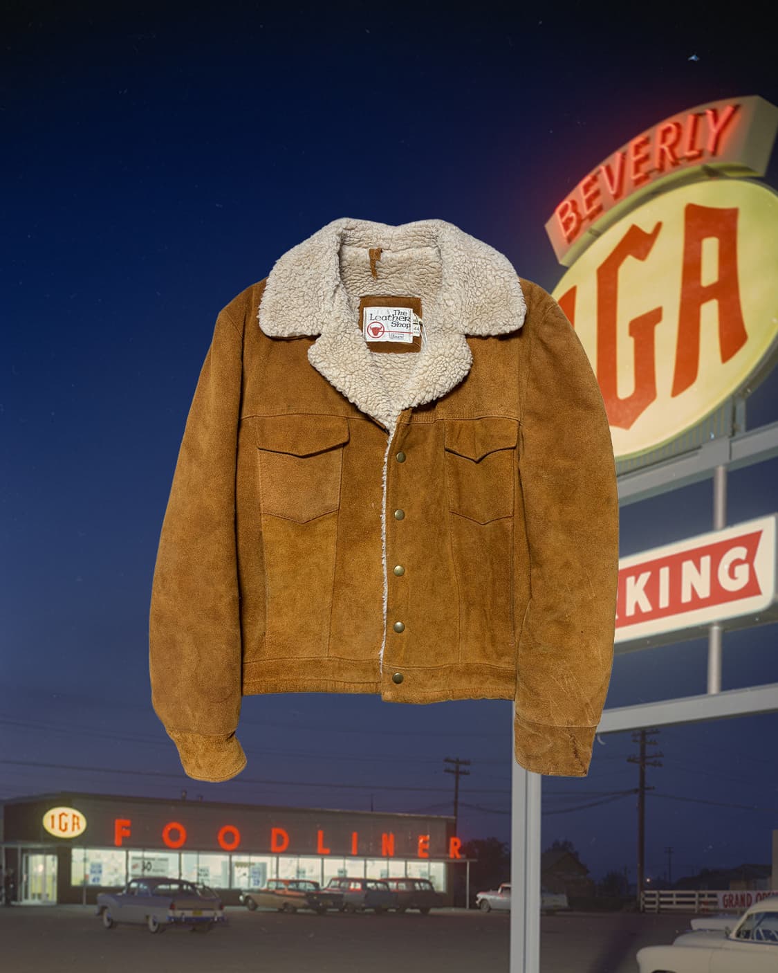 70s  Sears 시어링 스웨이드 자켓 상품이미지2