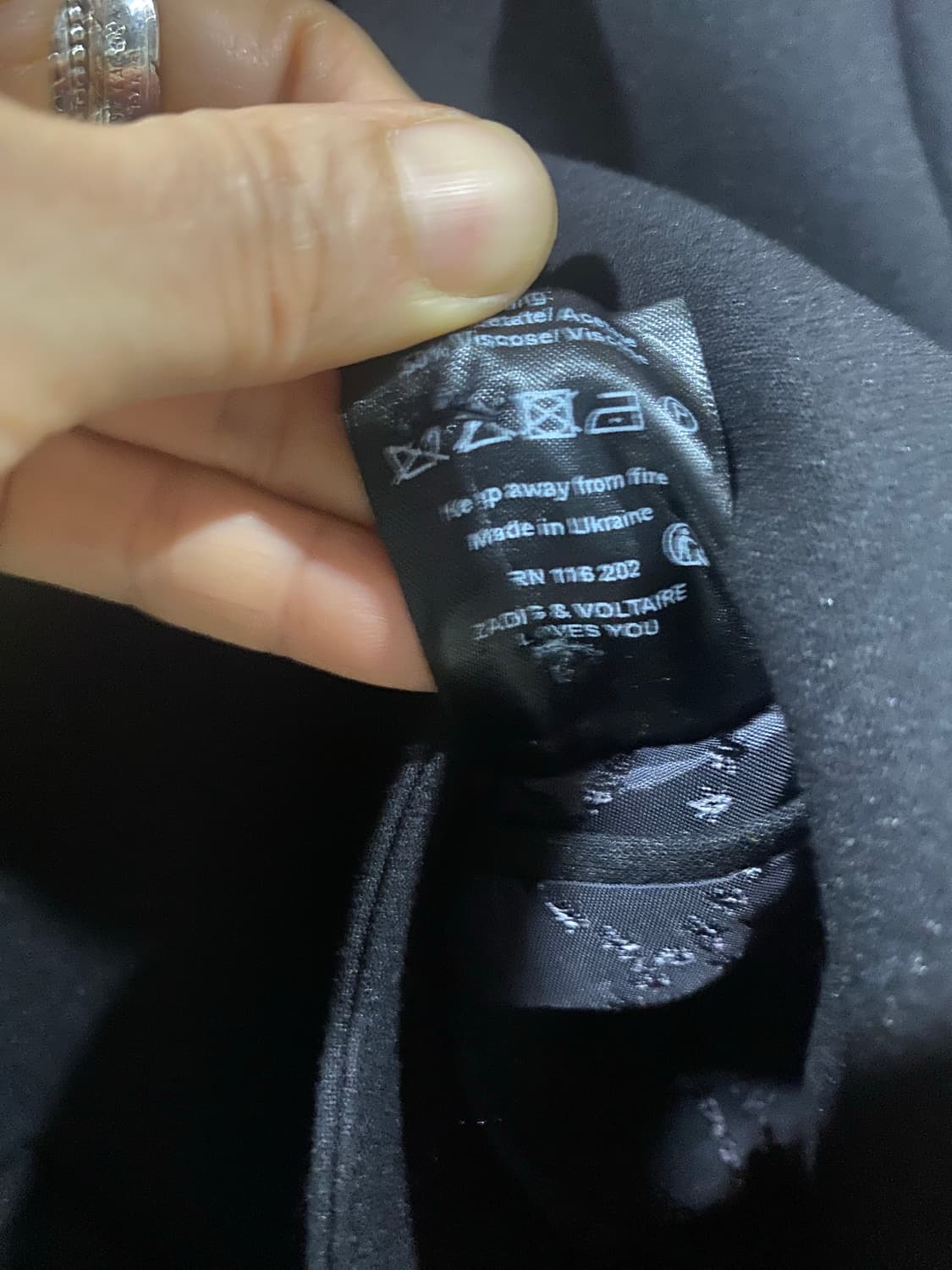 ZADIG&VOLTAIRE 블랙  비즈 자켓 상품이미지7