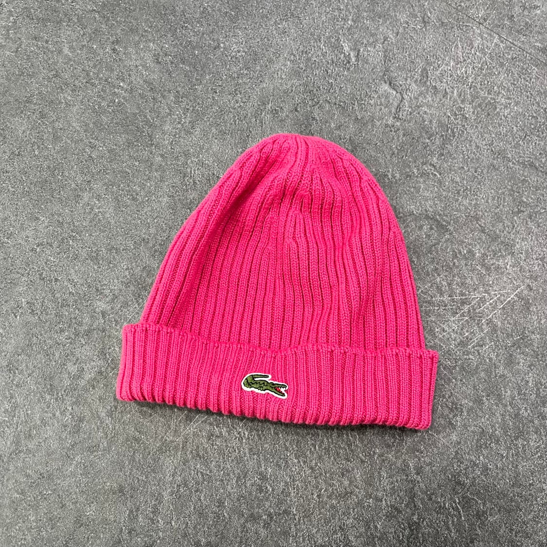라코스테 핑크 코튼 비니 유니섹스  상품이미지1