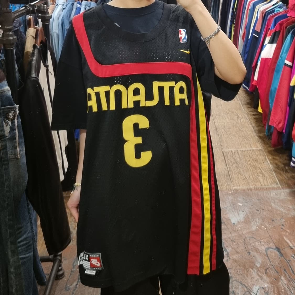 [Hi] NBA 나이키 농구나시 블랙 상품이미지1