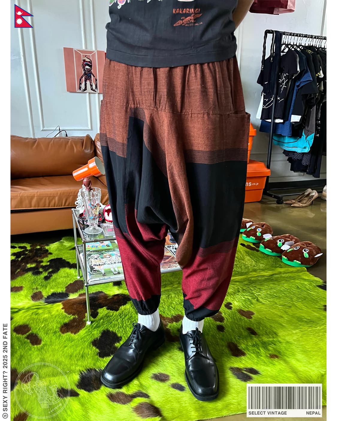 Nepal Traditional Vintage Sarouel Pants 상품이미지1