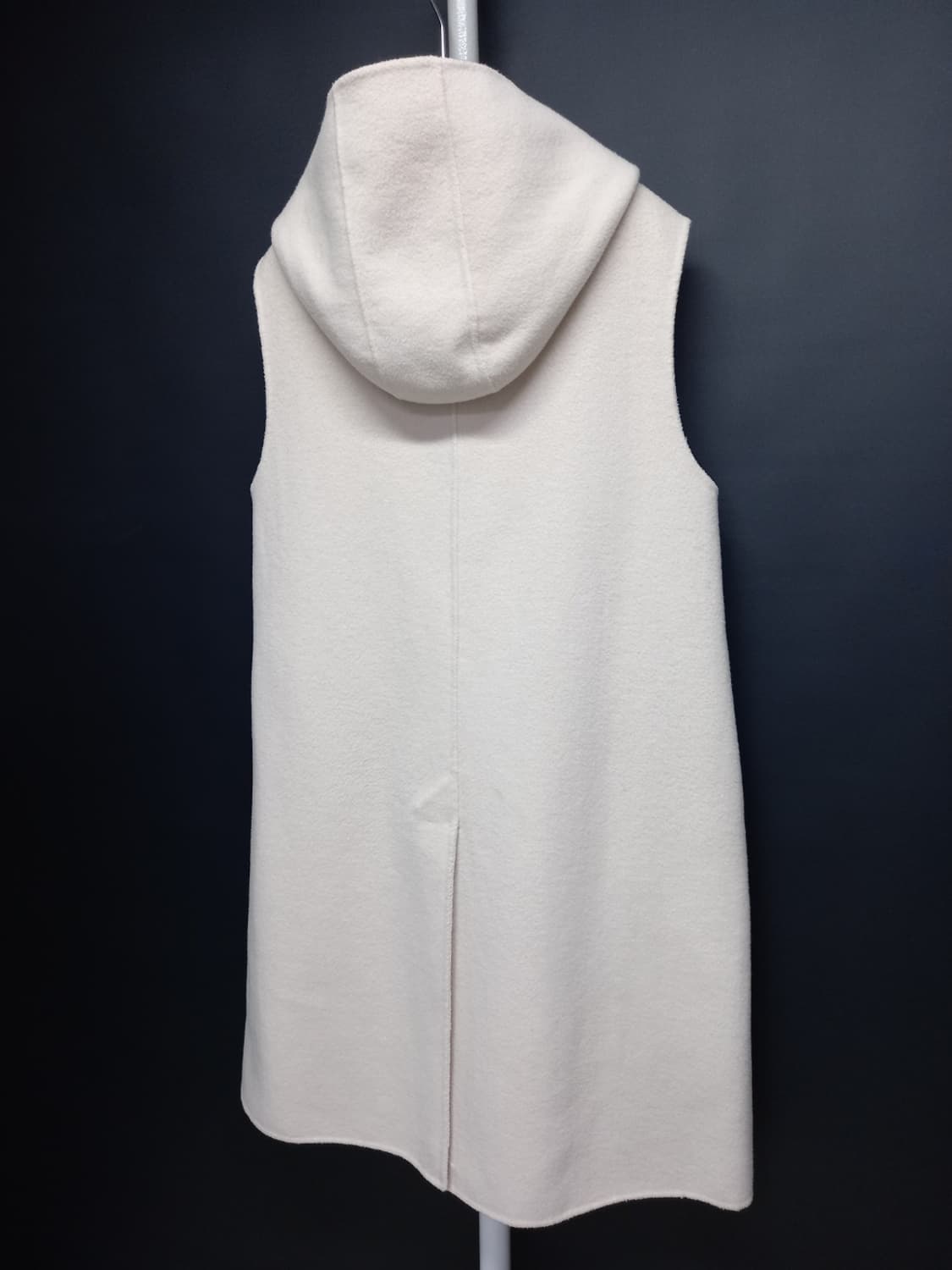 플라스틱아일랜드 춘추동 핸드메이드 후드 롱 베스트 66.77 상품이미지4