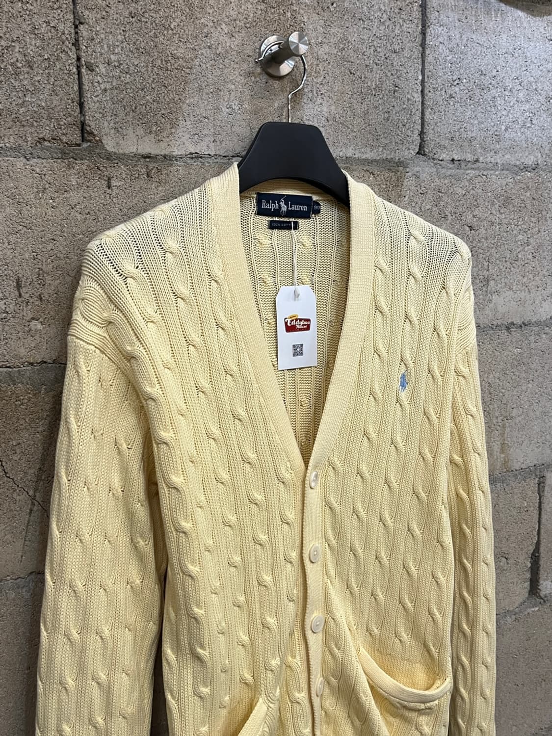 90s 폴로 랄프로렌 코튼 케이블 가디건 상품이미지3