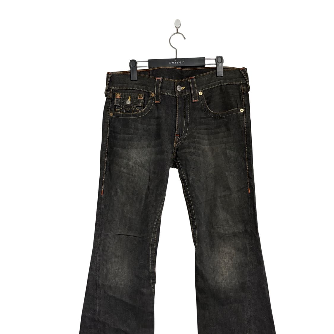 트루릴리젼 joey 흑청 부츠컷 벨바텀 플레어진 33 상품이미지4