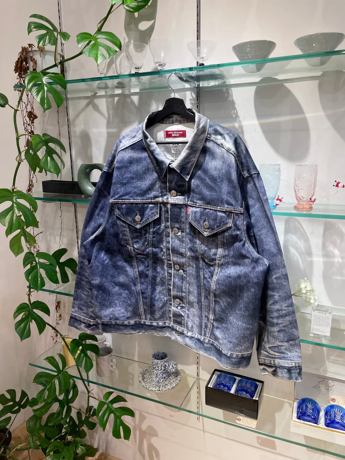 준야와타나베 x 베르베르진 x 리바이스 printed denim jack 상품이미지4
