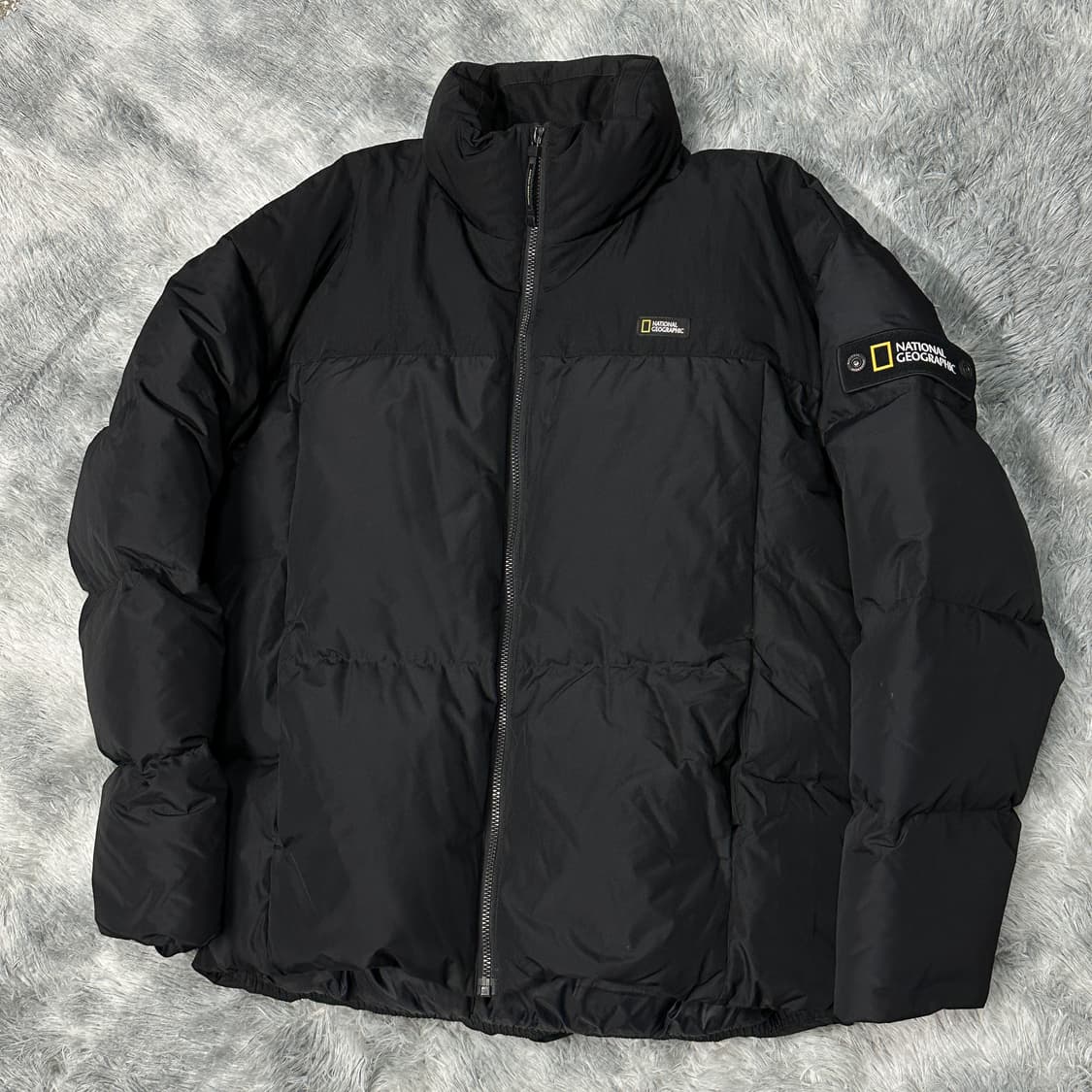 내셔널지오그래픽 인피니움 블랙 숏패딩 L 상품이미지1