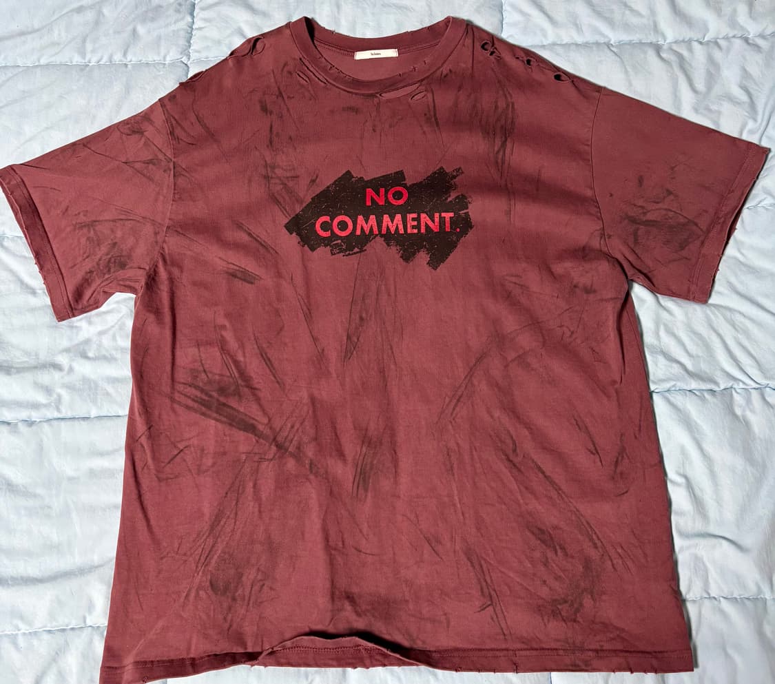 2) 노쿨러스 NO COMMENT 노코멘트 반팔티 상품이미지1