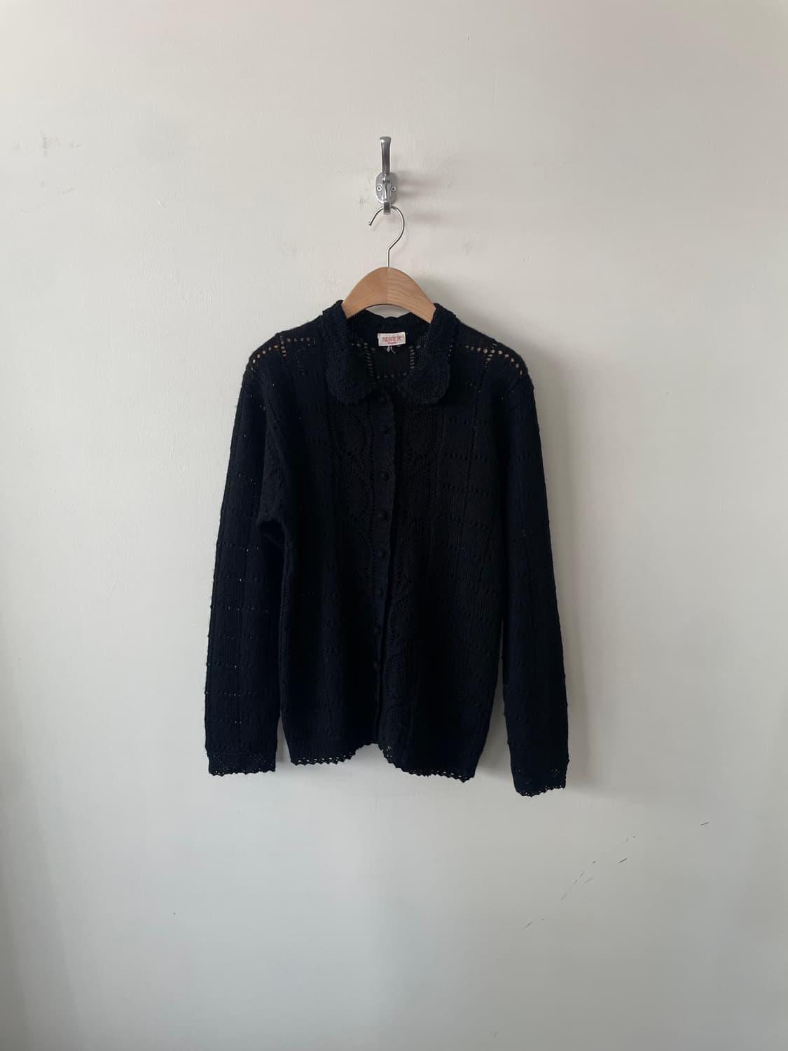 vintage crochet wool cardigan 상품이미지1