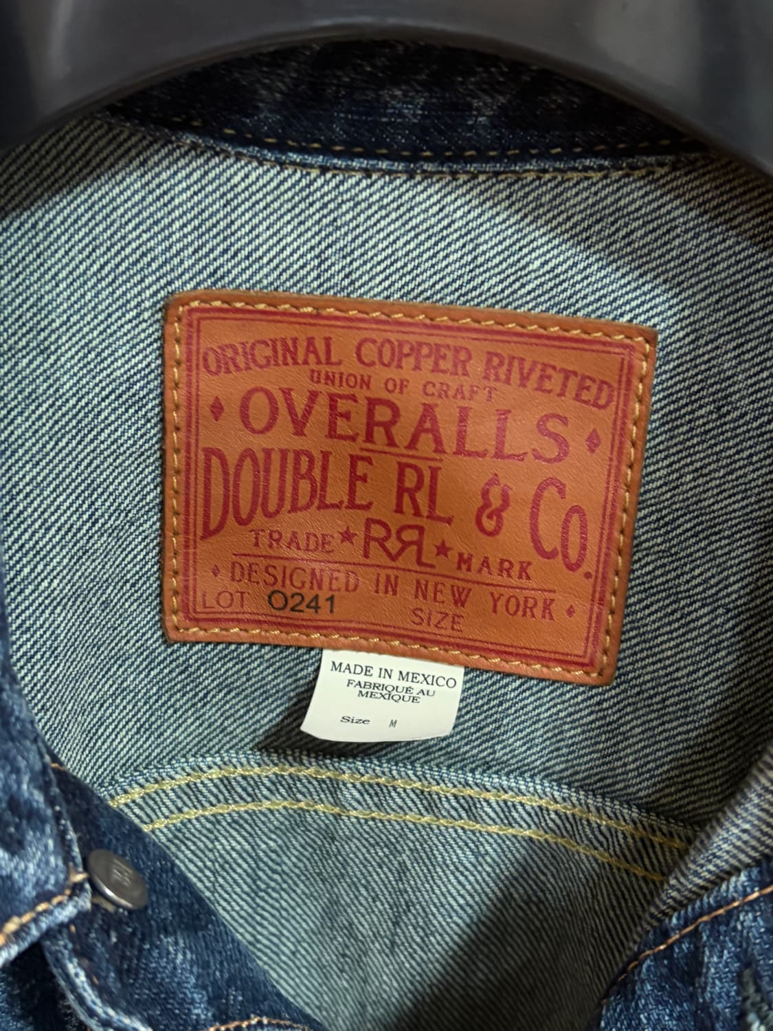 (M) RRL 오버데일 셀비지 청자켓 2세대 웨스트뷰 상품이미지2