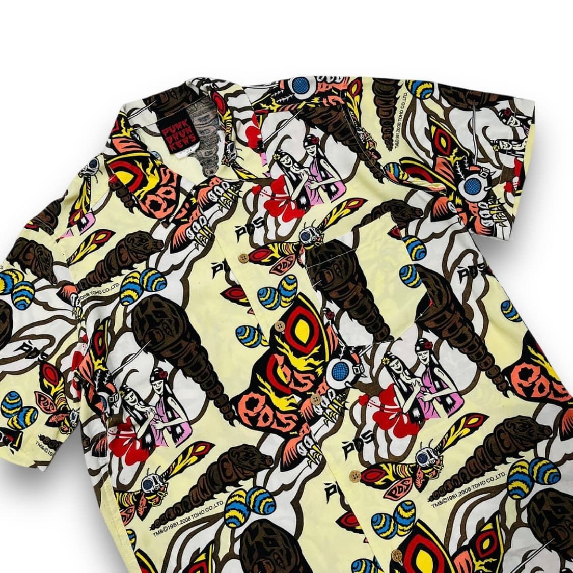 펑크 Drunkers 2008s 아카이브 하와이안 셔츠 상품이미지2