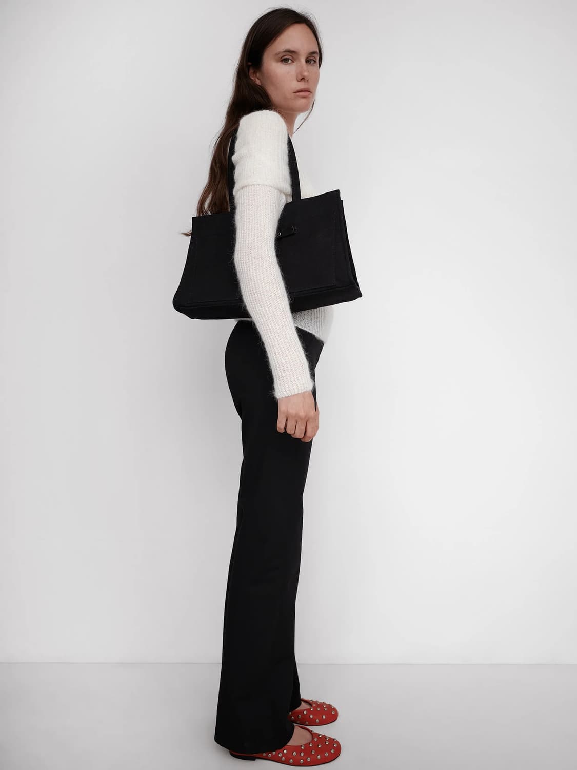 기마구아스 안나마리아 캔버스 백 / 블랙 상품이미지7