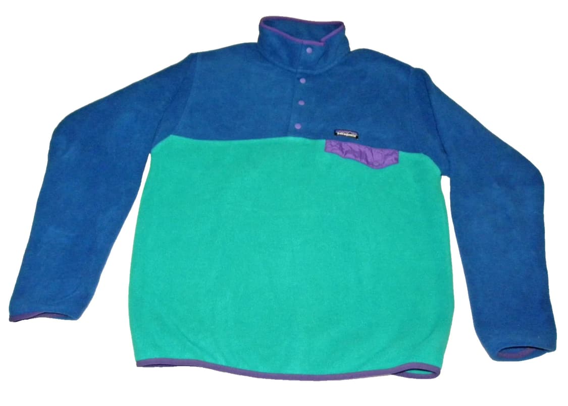 10s 파타고니아 신칠라 스냅-T 블루/그린 상품이미지1