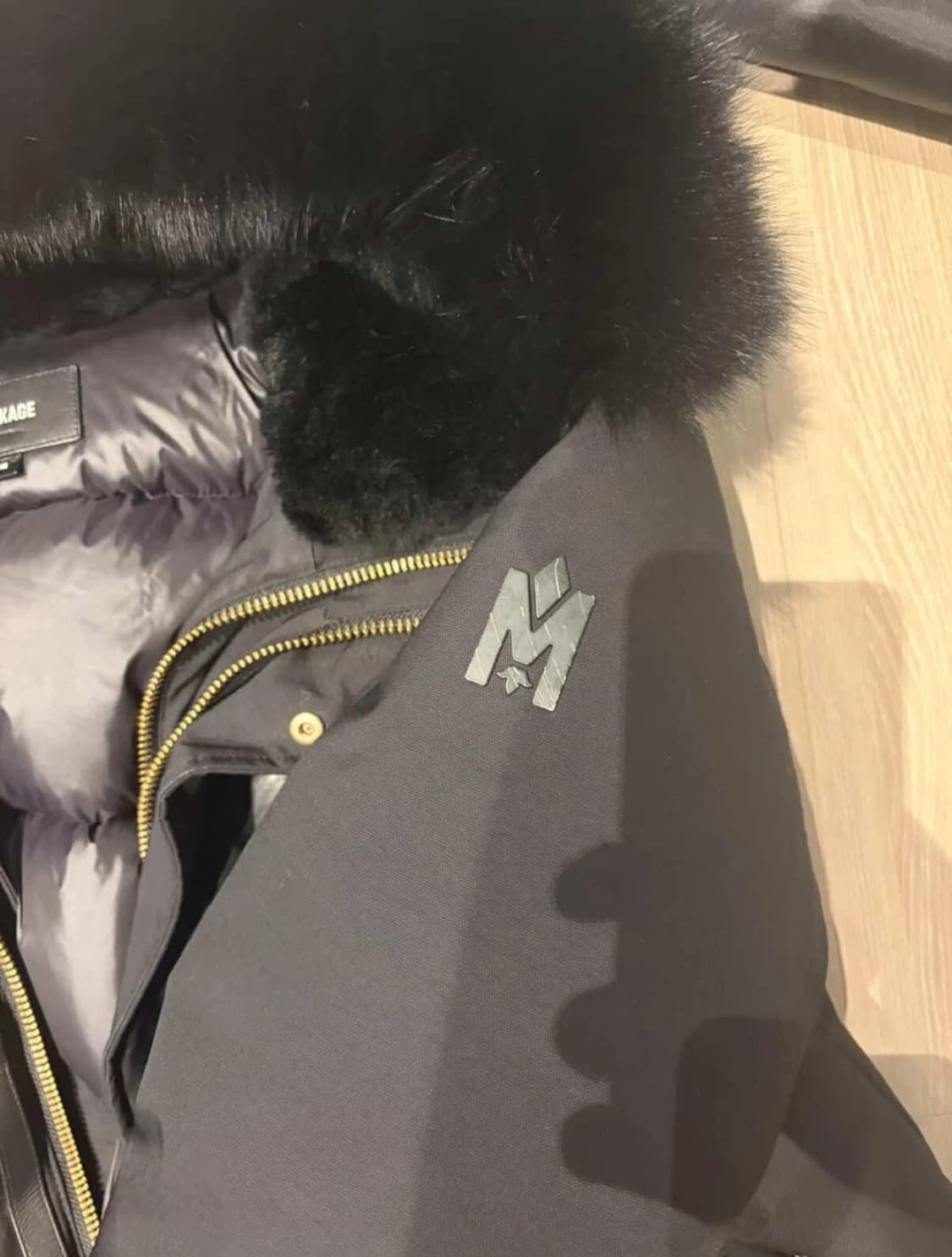 맥케이지 딕슨 블랙 패딩 46사이즈 상품이미지4