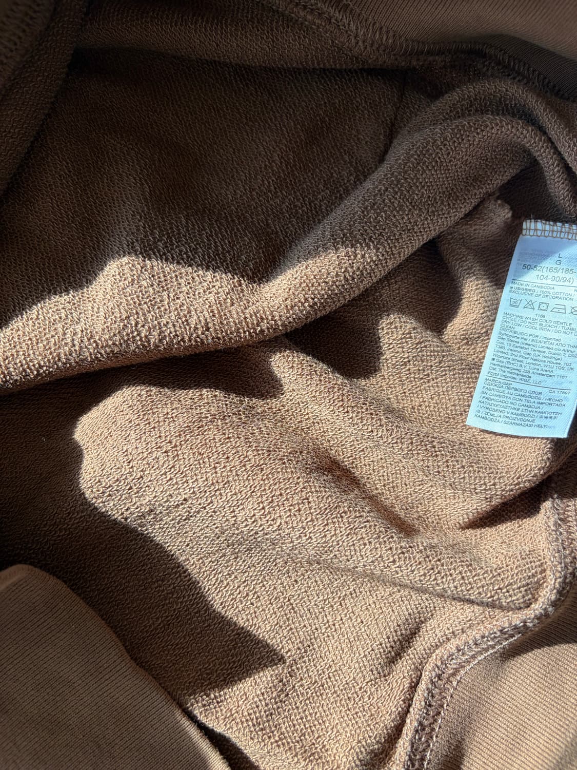 갭 gap 브라운 후드티 상품이미지6