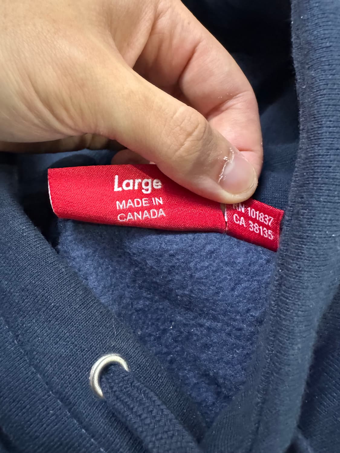 (L) 슈프림 박스로고 24fw 스웨트셔츠 네이비 상품이미지4