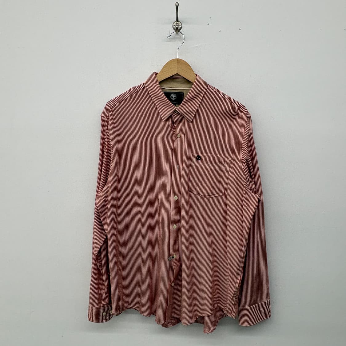 팀버랜드 스트라이프 긴팔 셔츠 남성 XL 상품이미지1