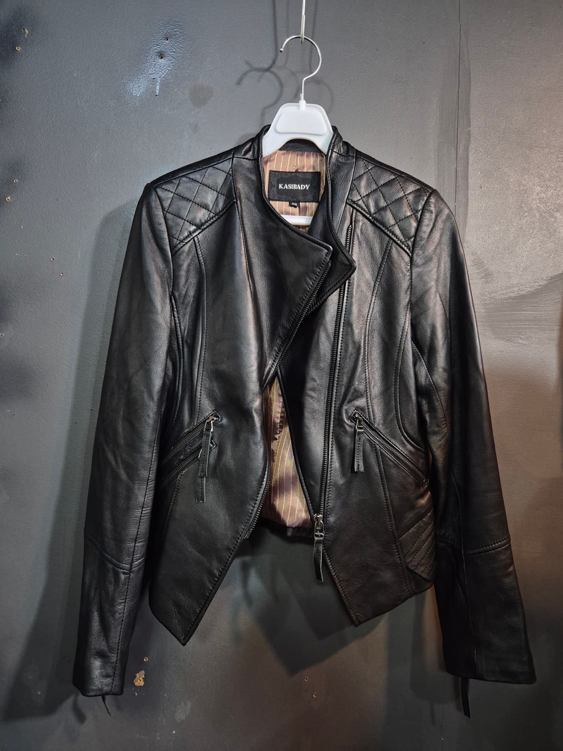 KASIBADY 여성 퀼팅 양가죽 자켓 55 상품이미지1