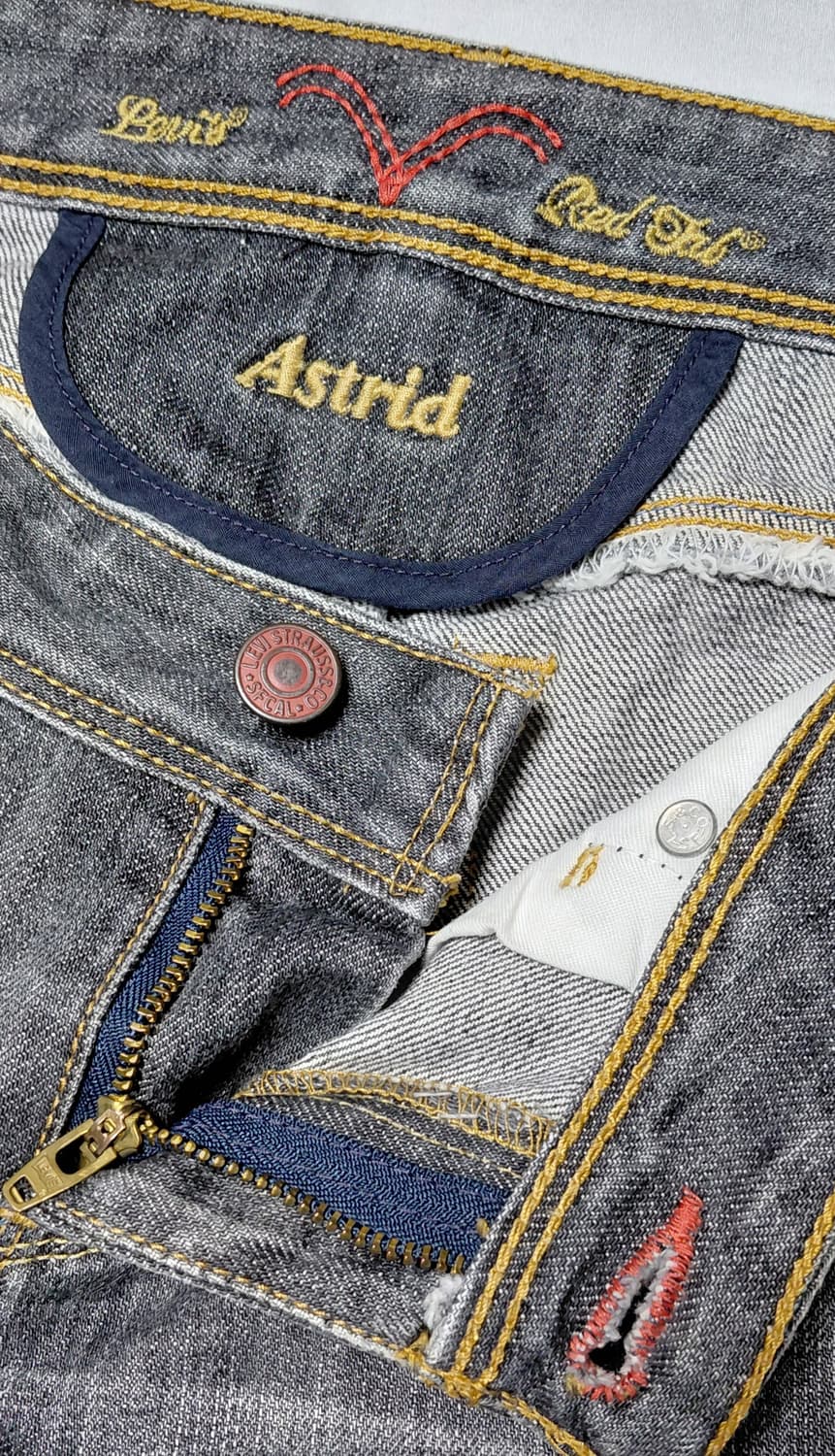리바이스 Astrid 빈티지 그레이 데님 (26) 상품이미지4