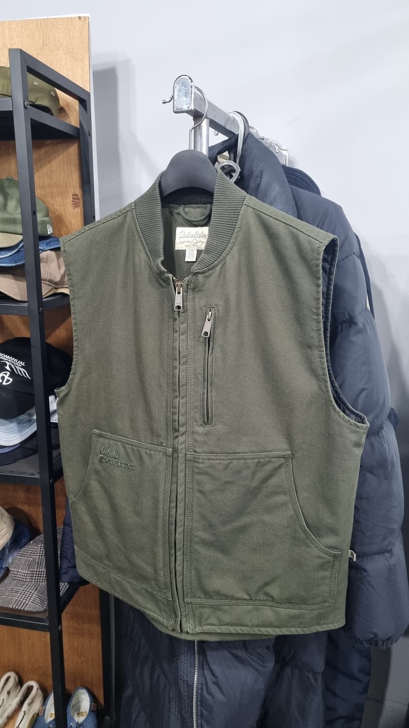 카벨라스 등산 캠핑 카키색 3m 남성조끼 국내100 상태최상 상품이미지1