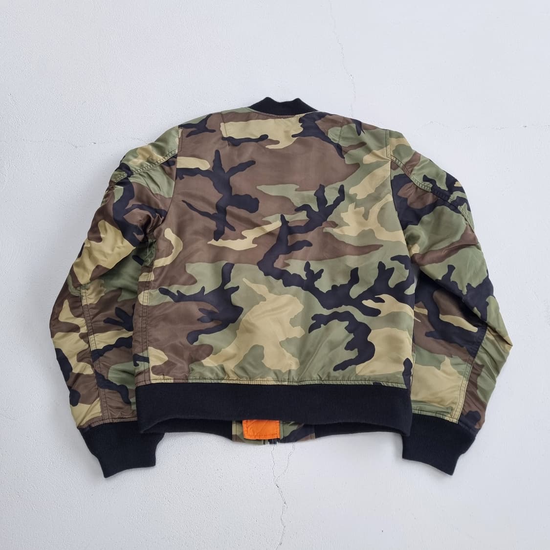 알파인더스트리 카모 MA-1 슬림핏 - M 상품이미지2