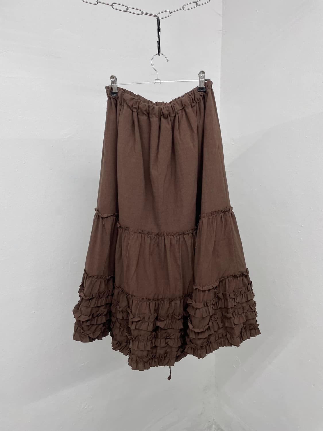 브라운 라떼 모리 캉캉 스커트 상품이미지6