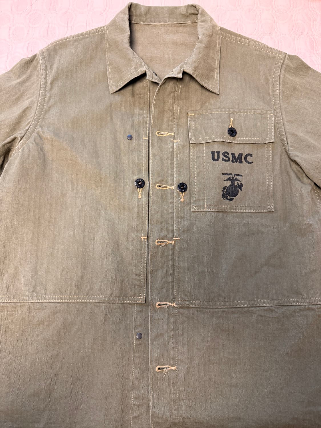 버즈릭슨 BR15123 USMC 1944 해링본 유틸리티 자켓 상품이미지3