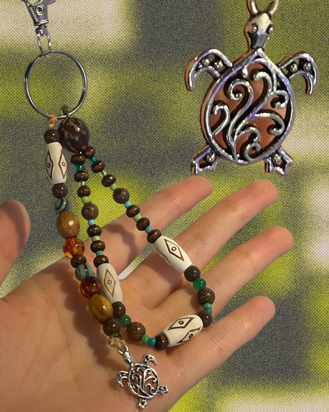 핸드메이드 비즈 키링  상품이미지2