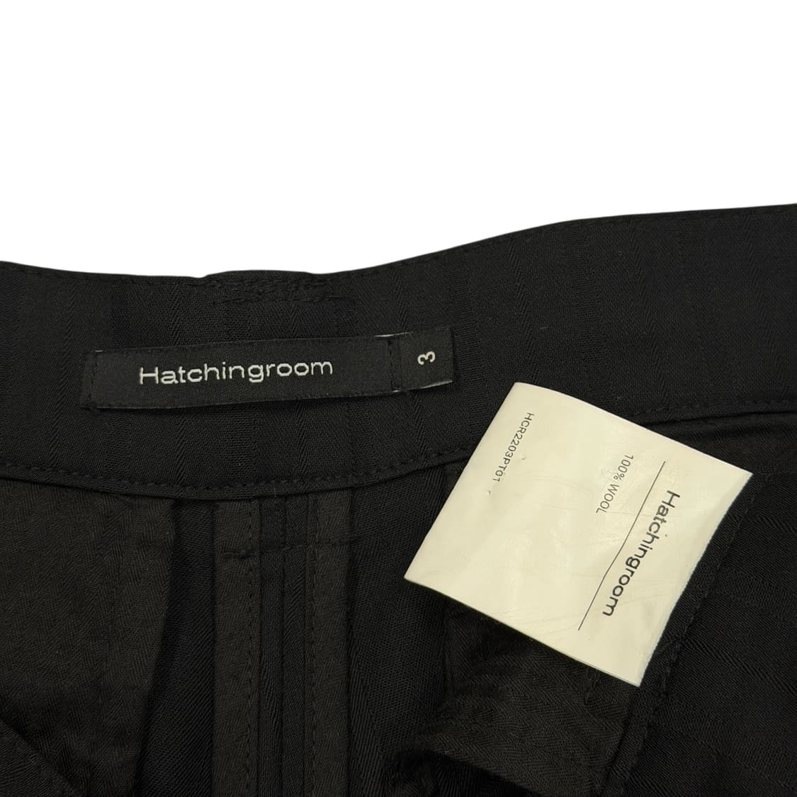 해칭룸 스노우 트라우저 블랙 스트라이프 팬츠 바지 3 상품이미지5