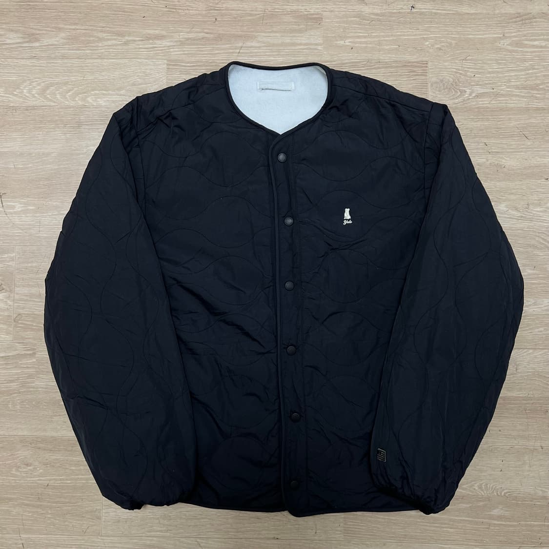 예일 신슐레이트 리버시블 퀼팅 후리스 자켓 [블랙/화이트] M/95 상품이미지1