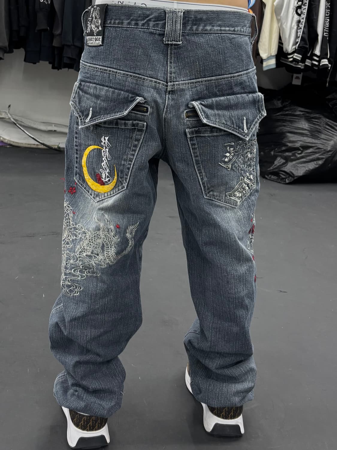 도그타운 오리엔탈 드래곤 데님팬츠 상품이미지4
