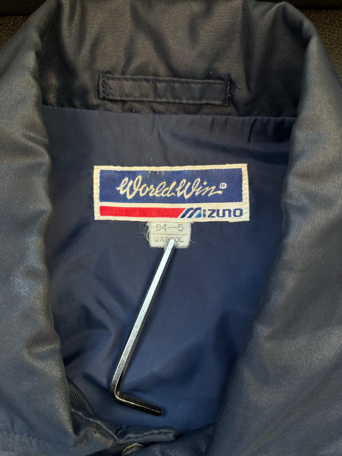90s Mizuno 빈티지 카라 바시티 상품이미지4