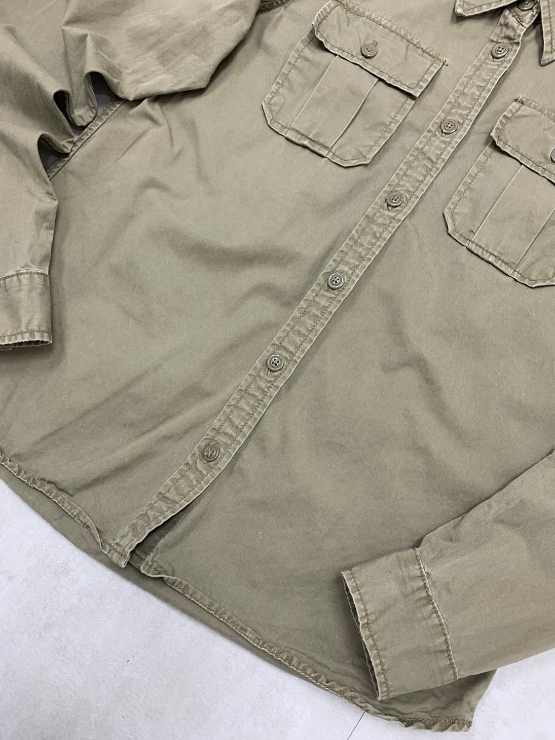 아비렉스 카키 셔츠 #667 상품이미지3