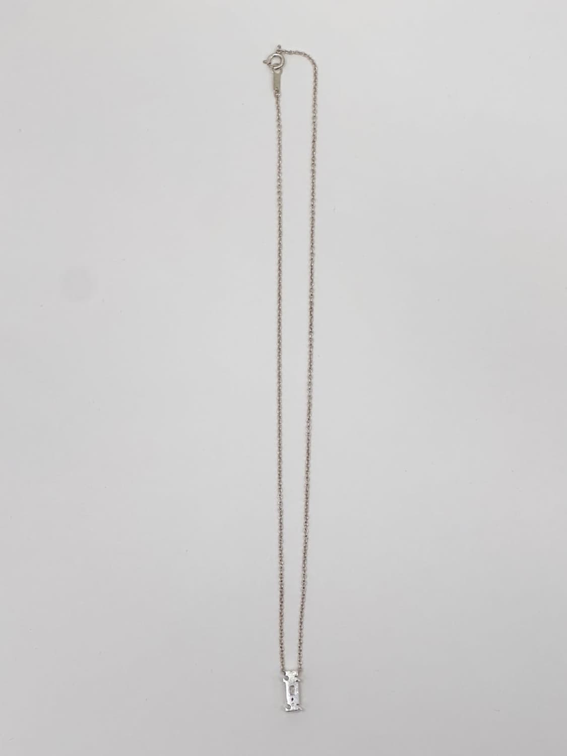 courreges / 꾸레쥬  큐빅로고 실버925 목걸이 상품이미지6