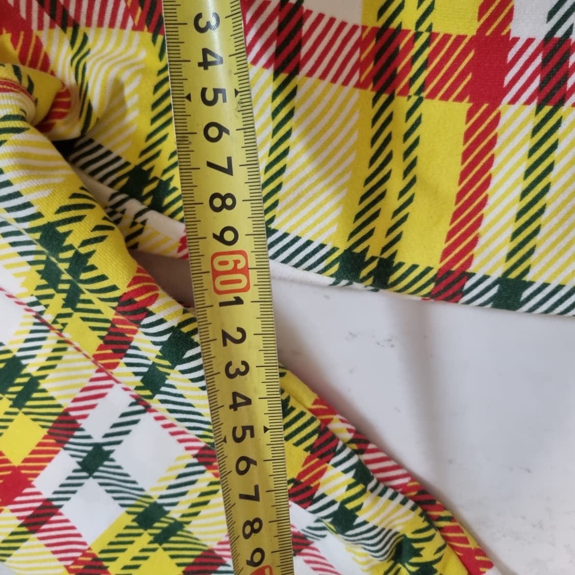 퍼플카우 옐로우 체크 후드 집업 상품이미지6