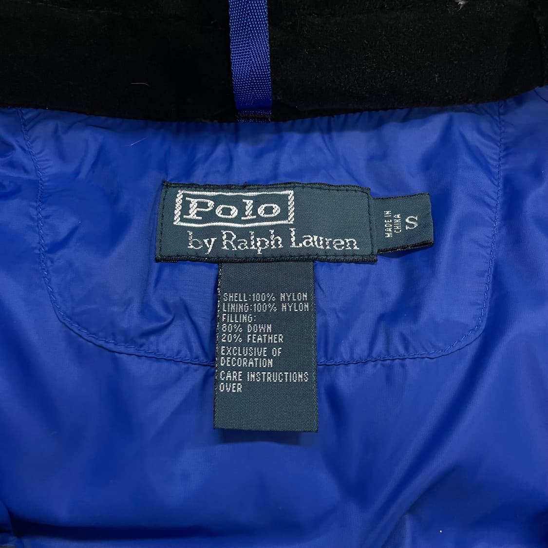 폴로 랄프로렌 치프키프 빅 포니 USA 다운 패딩 네이비 상품이미지4