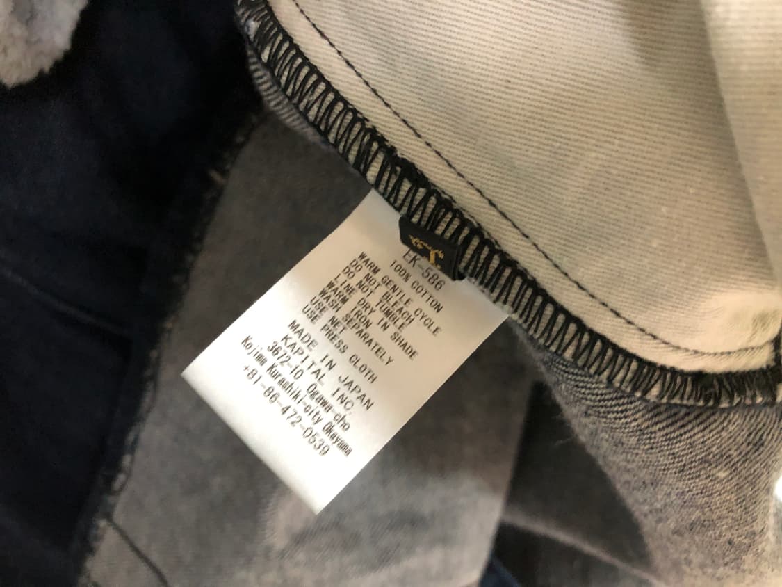 캐피탈 12oz 데님 CPO/슬래피 셔츠 코트 3사이즈 상품이미지8