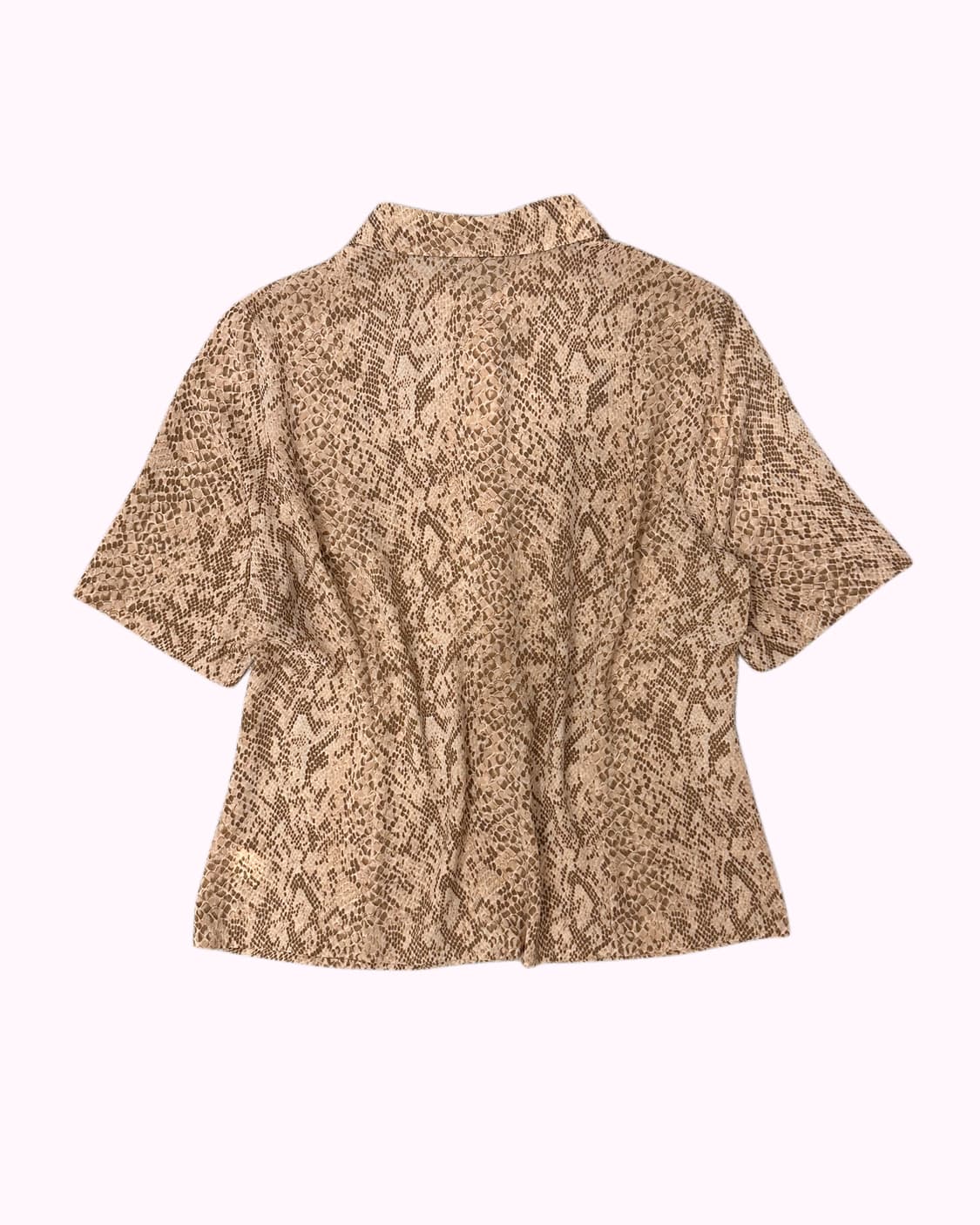 python crop blouse 상품이미지4